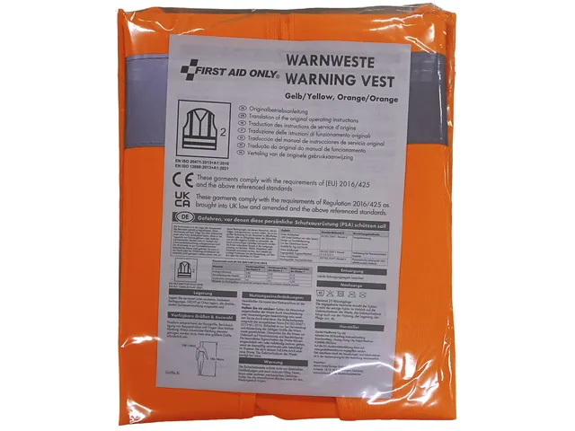 Veiligheidsvest oranje First Aid Only one size