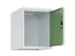 opzetkast,v. locker,1vak.,vak B 400mm,HxBxD 500x400x500mm,vleugeldeur