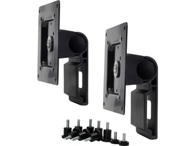 Dual Monitor Tilt Pivot Kit Black