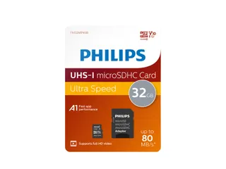 Micro SDHC Card Philips Class 10 UHS-I U1 32GB - 3
