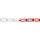 afzetketting,v. afzetpaal met ketting,Ø 6mm,L 50m,PE,rood/wit