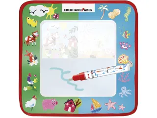 Tekenmat Eberhard Faber Aquafun 32x32cm incl. 1 waterstift - 6