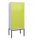 locker,HxBxD 1950x800x500mm,2vak,vak B 400mm,cil.-slot,voetonderstel