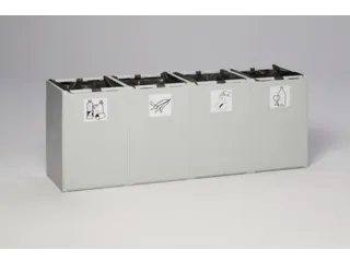 afvalverzamelbox 4x60l HxBxD 570x1410x405mm - 3