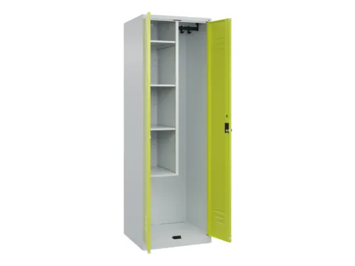 schoonmaakkast,HxBxD 1850x600x500mm,links 4vakken