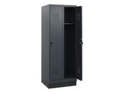 schoollocker,HxBxD 1630x600x500mm,2vak,vak B 300mm,draaigrendel,sokkel