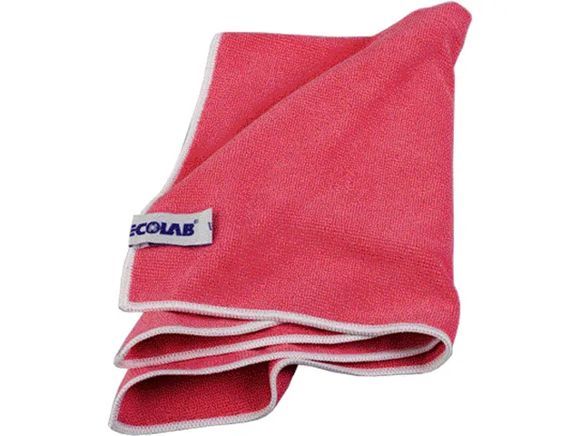 Ecolab Polifix Microvezeldoek 30x45cm rood 10 Stuks