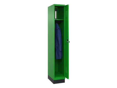 locker,HxBxD 1950x300x500mm,1vak,vak B 300mm,draaigrendel,sokkel