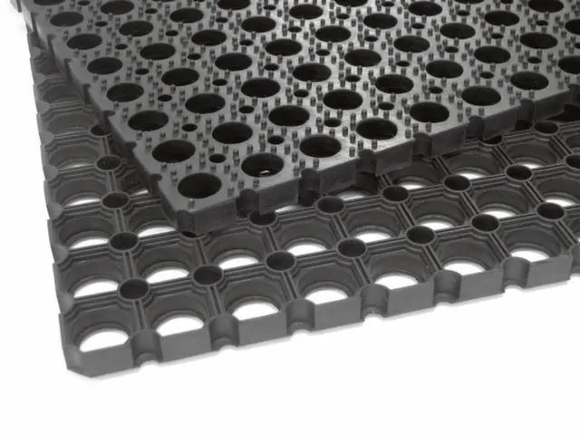 Schoonloopmat Rubber 100x150 Cm Gewicht 9kg/m² Shore Hardheid 55