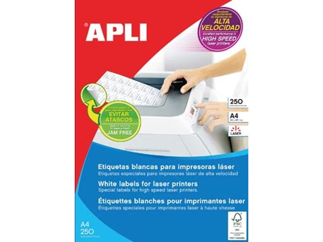 Apli Laserprinter Etiketten 70x35mm | ApliLabels.nl