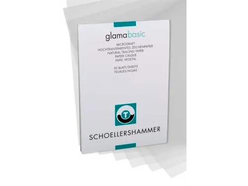 Ontwerpblok Glama Transparantpapier 25049 A3 102 gram 50 vel