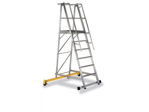 Platformladder Aluminium Bordes H X B X D 1600X 600X 630Mm 6Treden