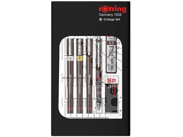 Rotring Isograph Technical Pen College 0,25-0,35-0,5mm set de 3 pièce