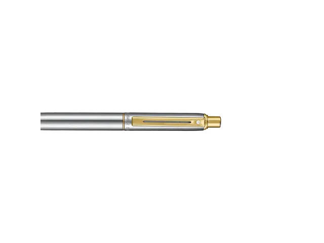 Balpen Sheaffer Sentinel 333 brushed chrome, PVD gold plated trims