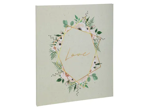 Gastenboek 100p. gou d 27x22cm CHAMPÊTRE