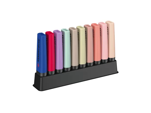 Markeerstift STABILO Boss Wildflower NatureColors 10 stuks assorti