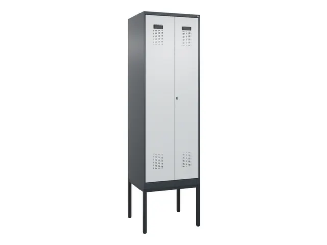 locker voor scheiding van kleding,HxBxD 2120x600x500mm,2vak