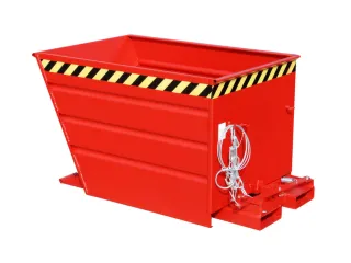 kiepbak,HxLxB 730x1370x800mm,0,55m³,draagverm. 750kg,RAL3000 - 1
