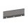 baliepaneel bureau aanbouw achter MS-donkergrijs BN8078-grijs 1400mm