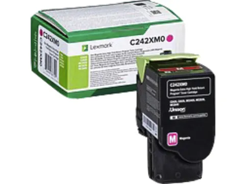Tonercartridge Lexmark C242XM0 rood