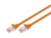 CAT 6 S-FTP patchkabel Cu LSZH AWG 27/7 Lengte 1m Oranje