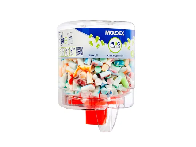 Moldex 782501 dispenser klein met 250 paar Spark Plugs oordoppen