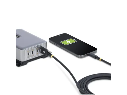 StarTech.com 2 Meter USB-C Laadkabel met Zijschroefvergrendeling
