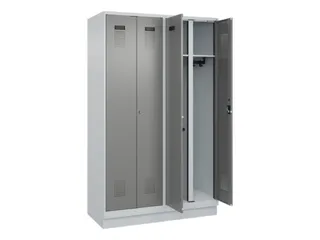 locker voor scheiding van kleding,HxBxD 1950x1200x500mm,4vak - 1