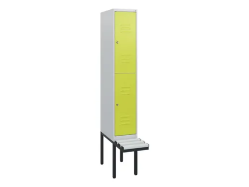 Dubbeldekse dekenkist,HxBxD 1950x300x815mm,1x2vak.,vak B 300mm