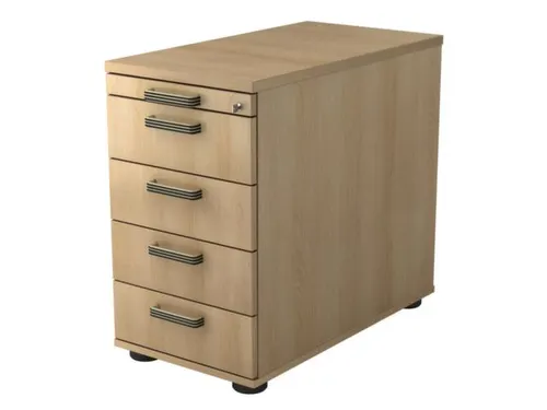 stationaire ladeblokken,HxBxD 720-760x428x800mm,4lade(n),mat.-lade