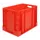 Stapelkrat Pp Hxlxb 420X600X400Mm 80L Rood