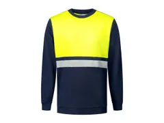 Santino Helsinki hi-viz sweater, marineblauw/geel, maat 5XL, per stuk