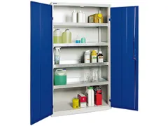 Milieukast Plaatstaal Grijs Blauw Aquatoxische Stoffen 1800x1000x500mm