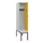 locker met bank,HxBxD 2120x400x815mm,1vak,vak B 400mm,draaigrendel