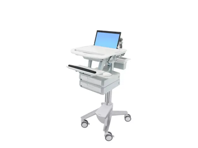Styleview Laptop Cart 2 Drawers