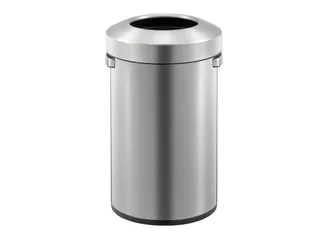EKO Afvalbak Urban Bin 50 Liter mat Rvs Open top - 1