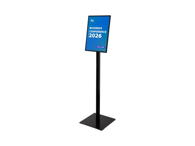 Verlicht Menubord LED Slide In A3 Zwart