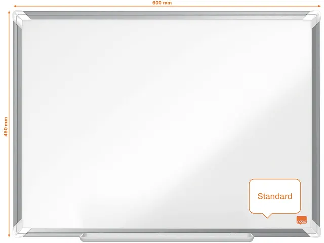 Premium Plus whiteboard, gelakt staal, 60 x 45