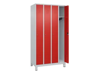 locker,HxBxD 1950x1000x500mm,4vak,vak B 250mm,cil.-slot,voeten - 2