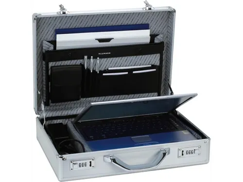 Laptopkoffer Alumaxx Kronos zilver aluminium 17 inch