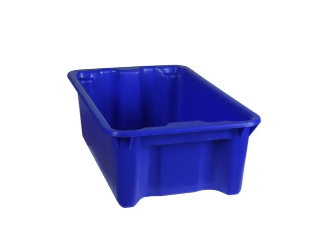 Draaistapelbak Pp Hxlxb 202X590X380Mm 34L Blauw