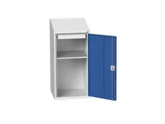 lessenaarkast 1130x525x550mm 1 legbord RAL7035 + RAL5010