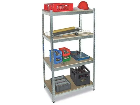 magazijnstelling,grondveld,HxBxD 1800x900x600mm,vakl. 265kg