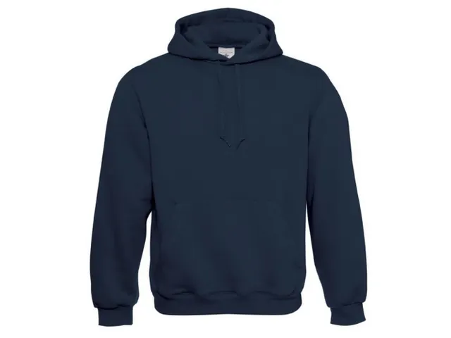 B&C WU620 sweater met capuchon, marineblauw, maat M, per stuk