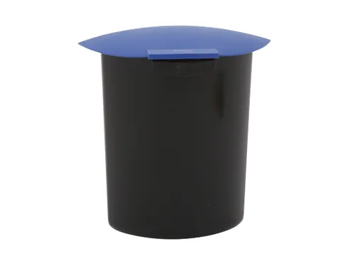 Inzet 6 Liter Met Deksel Zwart Blauw