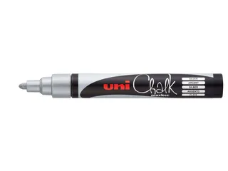 Krijtstift Uni-ball chalk rond 1.8-2.5mm zilver - 1