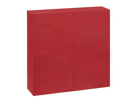 Euro Products Q-1031 Servet 40x40cm 1/8 vouw Rood 1600 Stuks