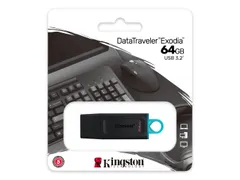 Kingston Technology DataTraveler Exodia Co-logo, 64 GB, USB Type-A, 3.
