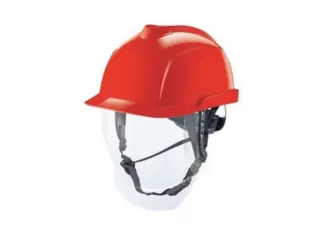 MSA V-Gard 950 veiligheidshelm ABS rood niet geventileerd 12 stuks - 2