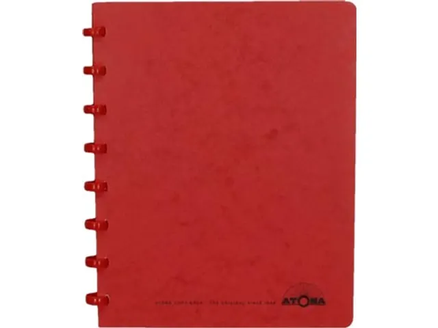 schrift, ft A5, 144 bladzijden, geruit 5 mm, rood